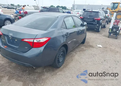 2015 Toyota Corolla Le из США, поврежденный, VIN 5YFBURHEXFP258087